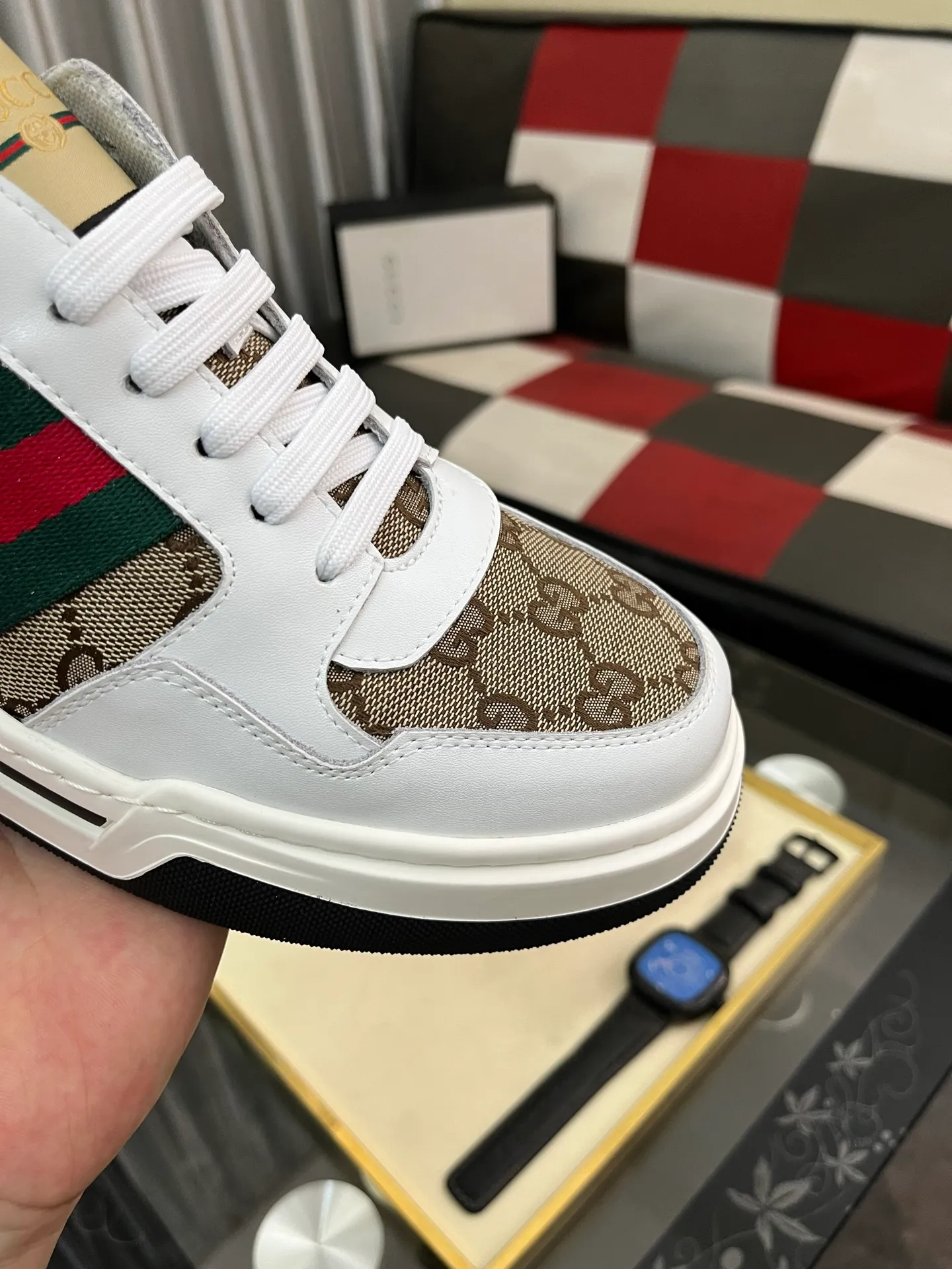 Men's Men's Shoes💰420⌚️⌚️【GUCCI】Gucci men's latest white shoe series casual shoes! The official website is built 1:1. Upper: Made of imported cowhide, with electric embroidery ➕Inner lining: Made of high-quality first-layer pigskin, soft and comfortable. Picky material selection and exquisite workmanship give you the best enjoyment. Size: 38-443️⃣Colors available